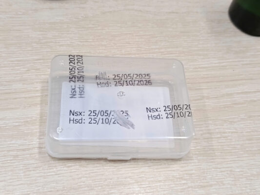 Xử lý mực in date lỗi để không làm hỏng bao bì