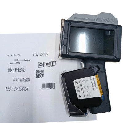 chuyển từ dập tay sang máy in date cầm tay