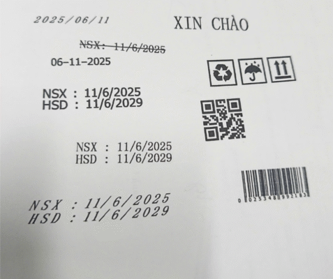 Máy in date kết nối WiFi